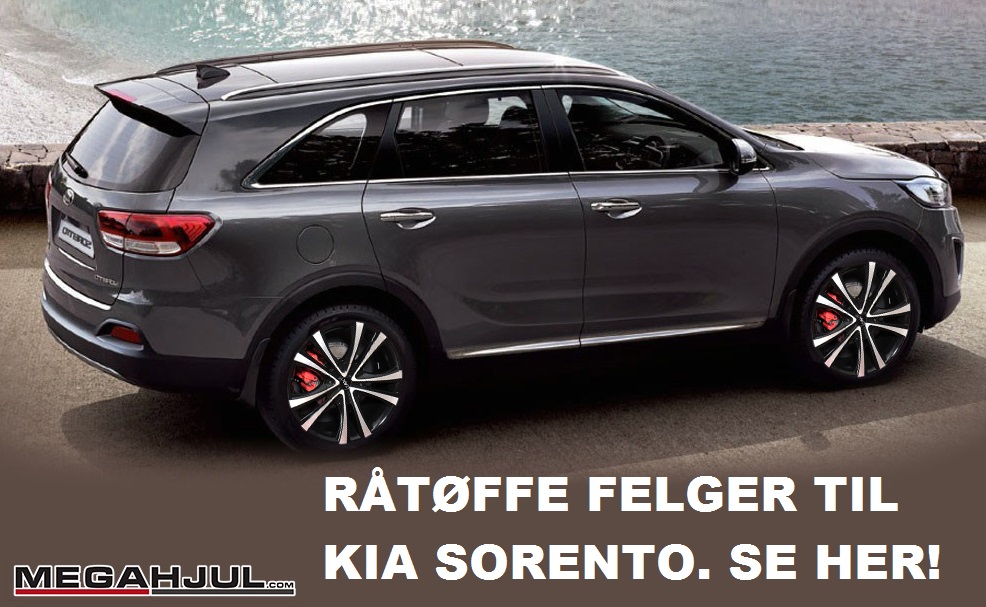 felger og sommerdekk til kia sorento